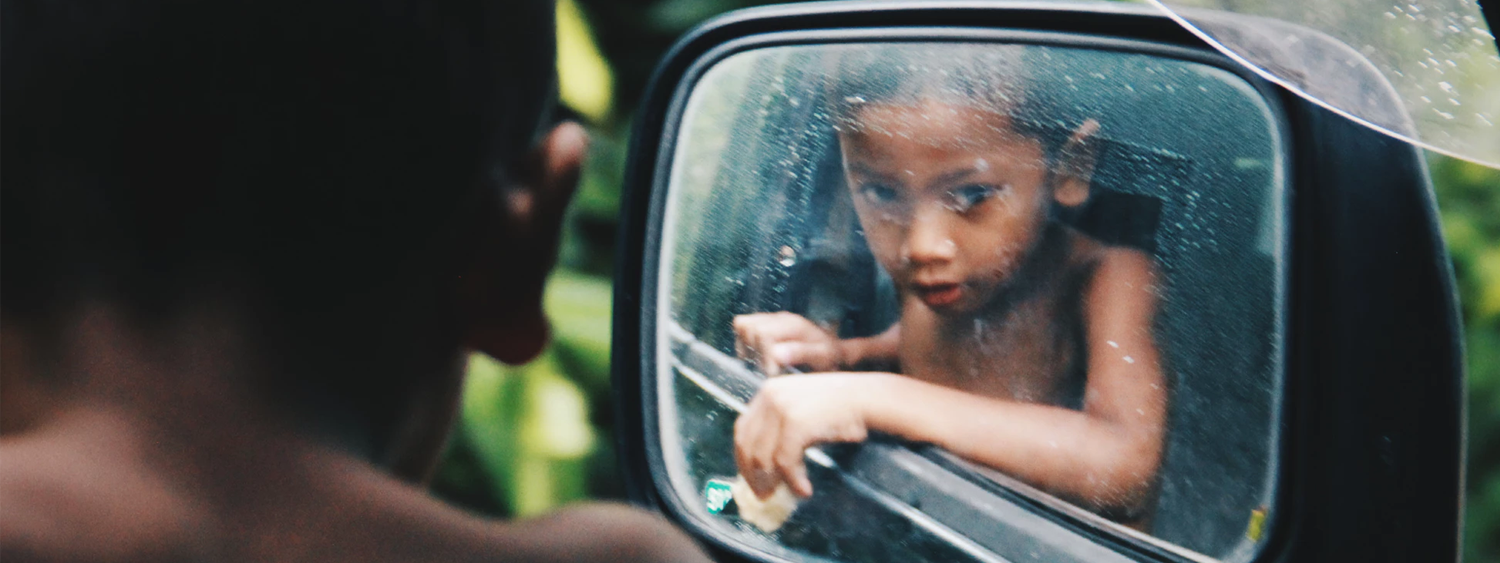 enfants en voiture