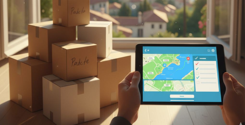 Déménagement dans une autre ville