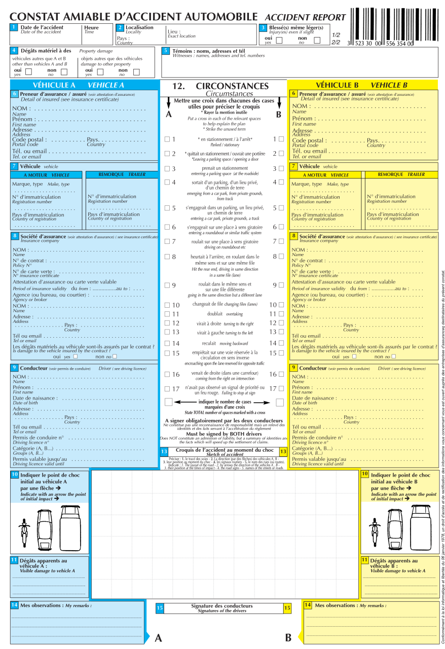 constat amiable