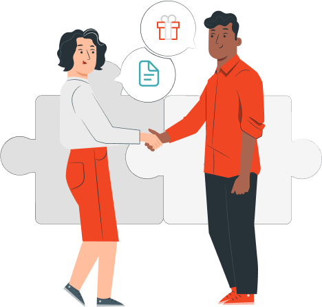 personnes qui se serrent la main